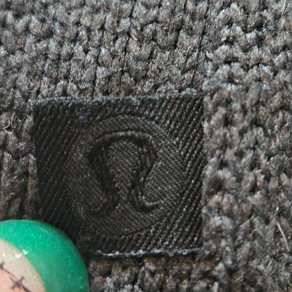 Lululemon Its Fleecing Cold Jacket - 8 Heathered Black / Black - Picture 7 of 8